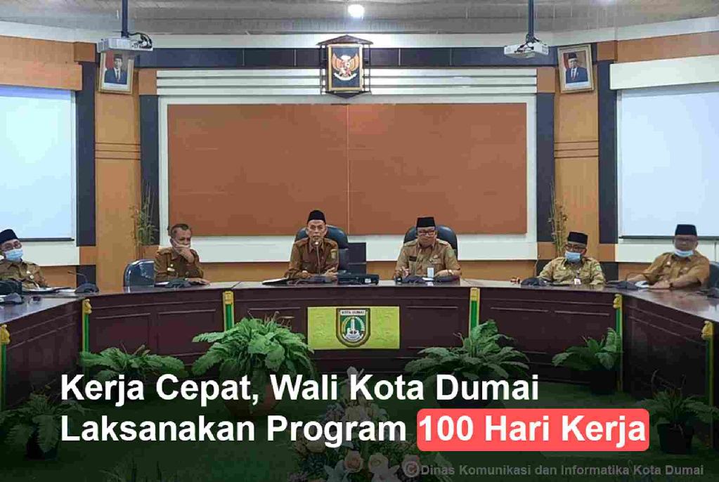 Kerja Cepat, Wali Kota Dumai Laksanakan Program 100 Hari Kerja