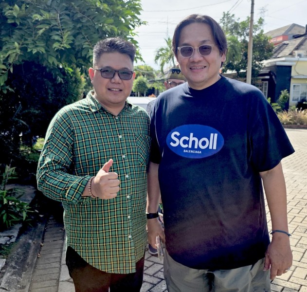 Pertemuan Hangat Andrigo dan Farhat Abbas, Dua Putra Mandah di Dunia Hiburan Nasional