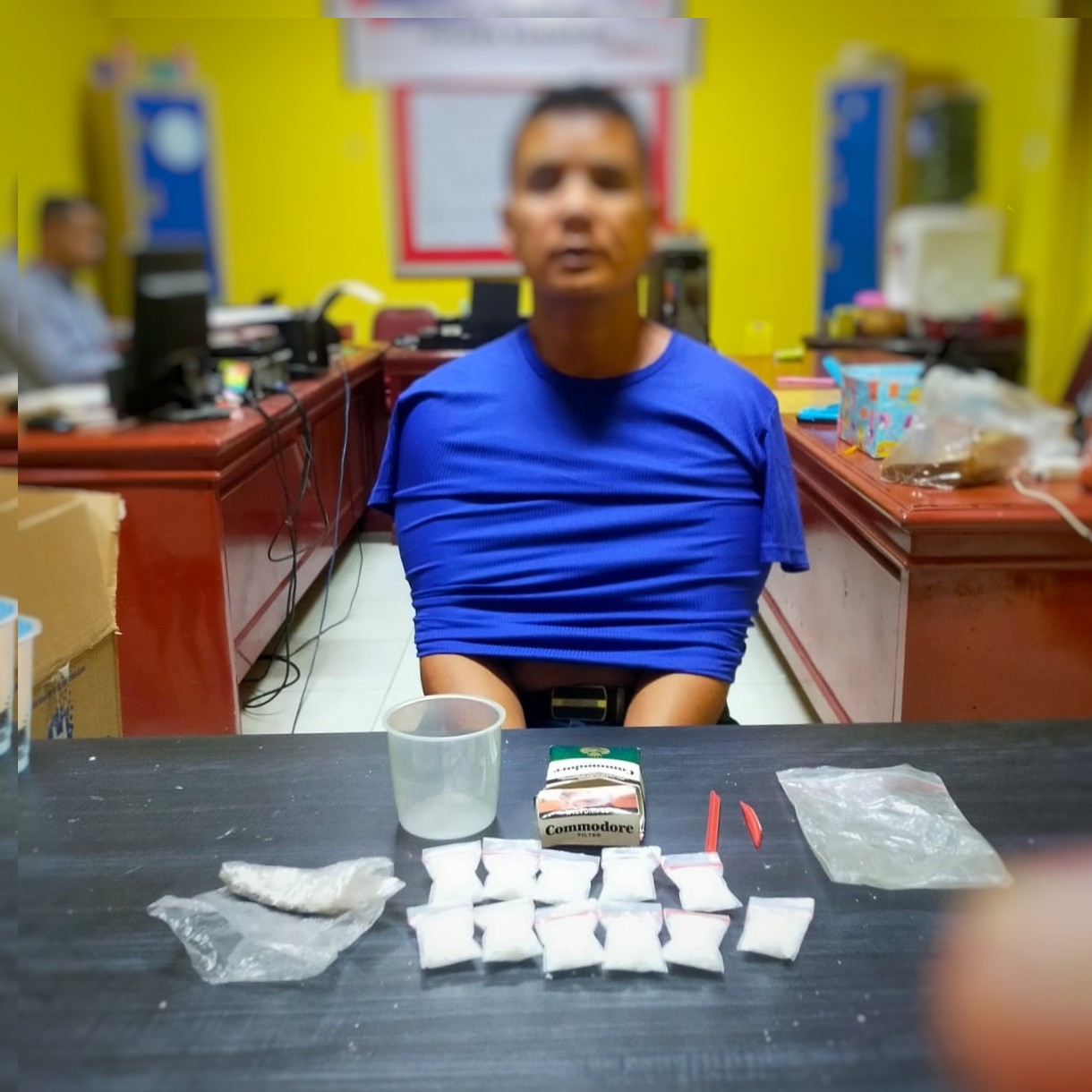 Sat Res Narkoba Polres Kuansing Mengamankan 1Orang tindak Pidana Narkotika Gol I Jenis Shabu