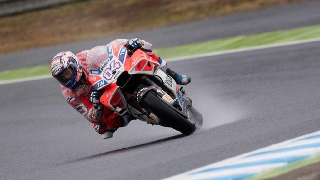 Rossi Terjatuh, Dovizoso Jawara di Moto GP Jepang