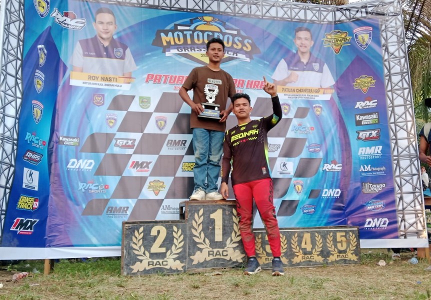 191 Pembalap Ramaikan Grass Track Tropiy Patuan Chandra Harahap Di Tambusai