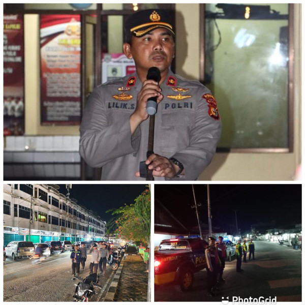 Berikan Rasa Aman Kepada Masyarakat, Jajaran Kepolisian Resor Kuantan Singingi  Laksanakan Patroli KRYD