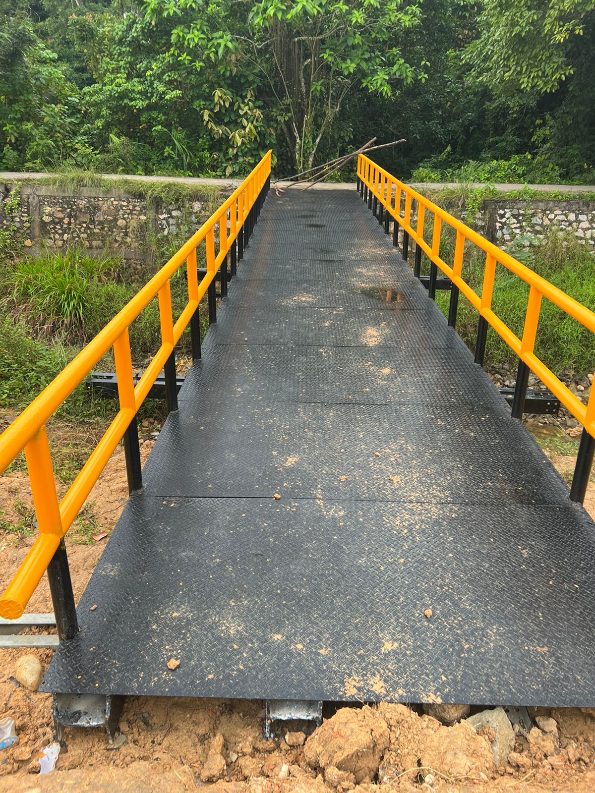 Jembatan Darurat Pulau Bungin Selesai Di Bangun Warga Koto Teluk Apresiasi Plt Bupati