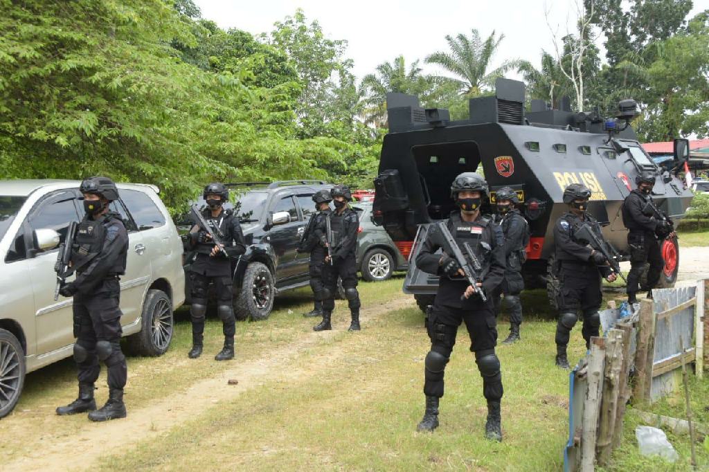 Presiden Jokowi Kunjungan Kerja ke Provinsi Riau, Brimob Perketat Pengamanan