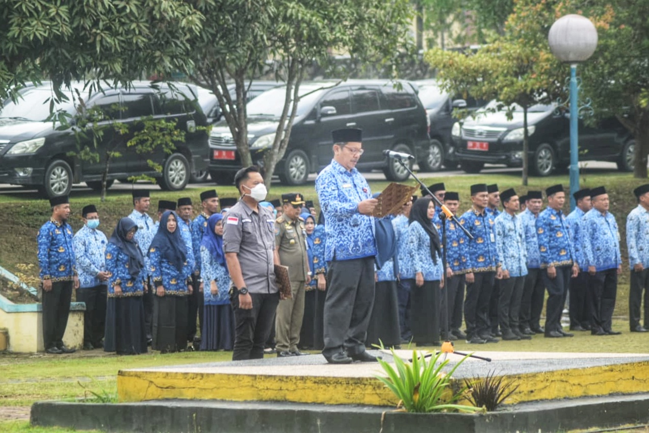 Upacara  Hari Sumpah Pemuda Berlangsung Sederhana  Maisir, Di Butuhkan Peran Aktif Generasi Muda