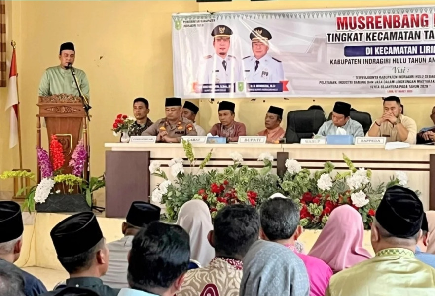 Hari Ketujuh Puasa Ramadhan, Bupati Inhu Lanjutkan Musrenbang di Kecamatan Lirik