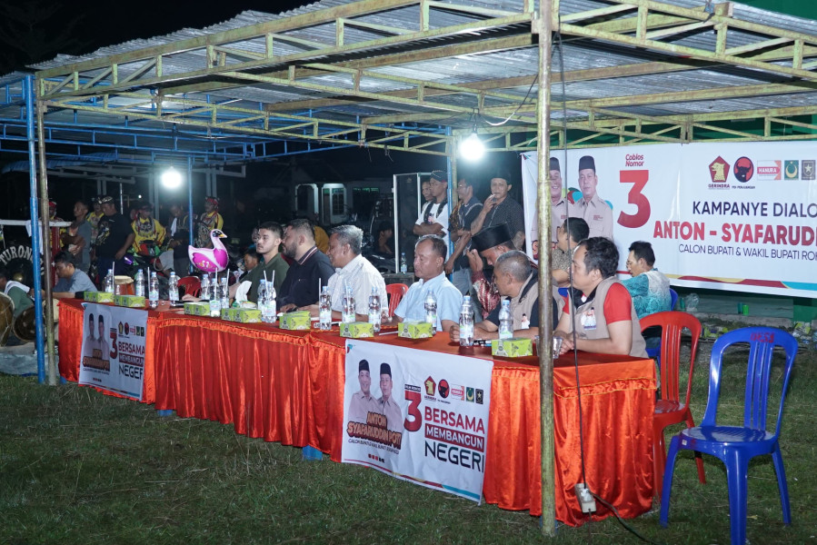 Antusias Warga Desa Kota Raya SP2 Sambut Kampanye Dialogis Pasangan Anton-Poti