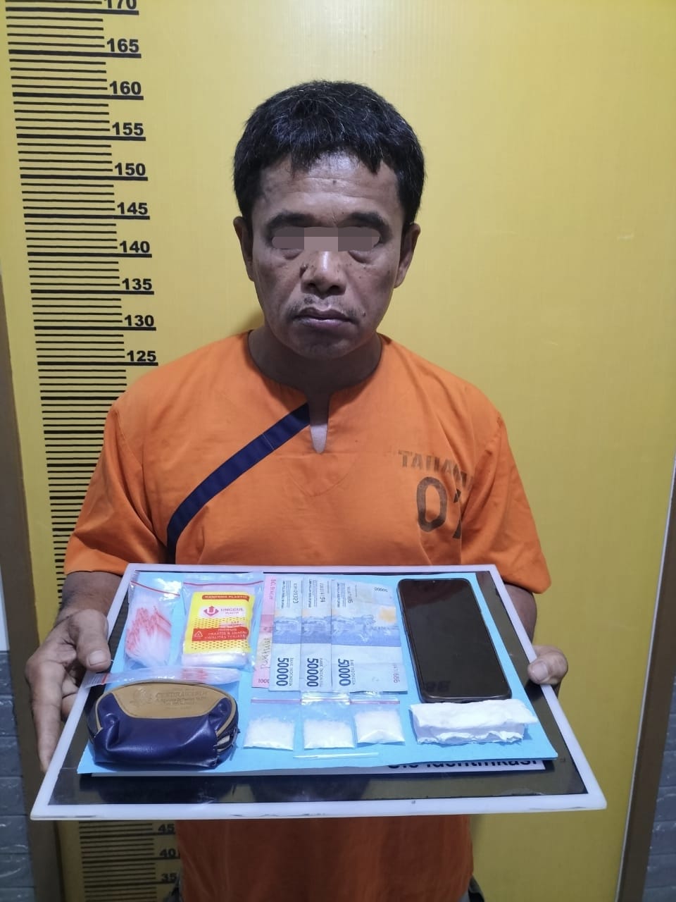 Edarkan Sabu, Oknum PNS Kantor Camat Lubuk Batu Jaya Dibekuk Polres Inhu