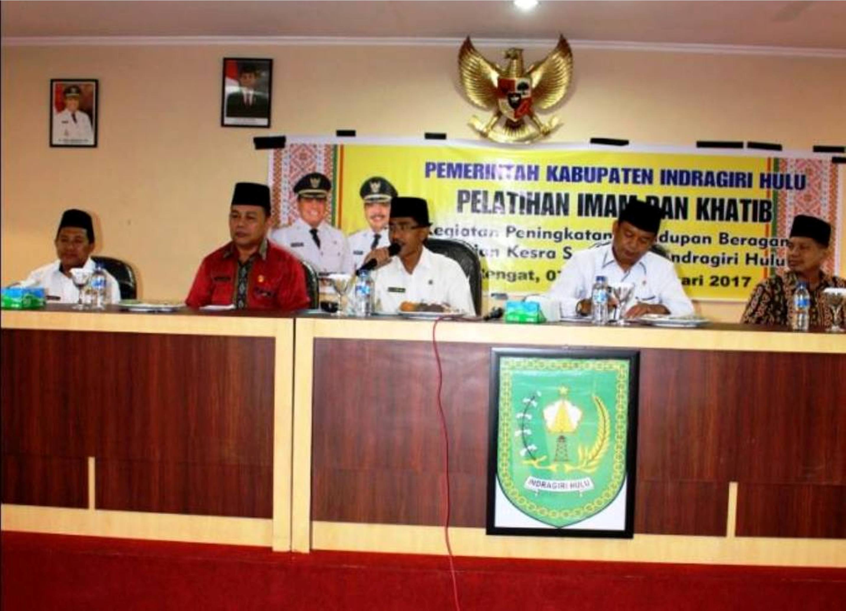 Luar Biasa, Pemkab Inhu Latih 50 Imam dan Khatib