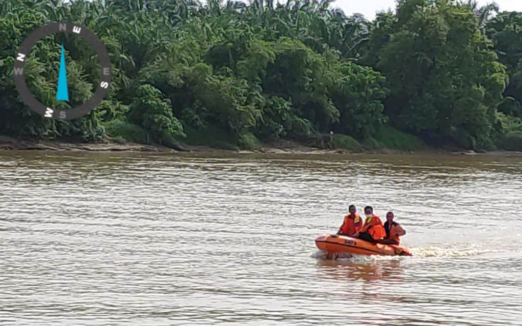 Hari Kedua Pencarian, Korban Tenggelam di Sungai Indragiri Belum Ditemukan