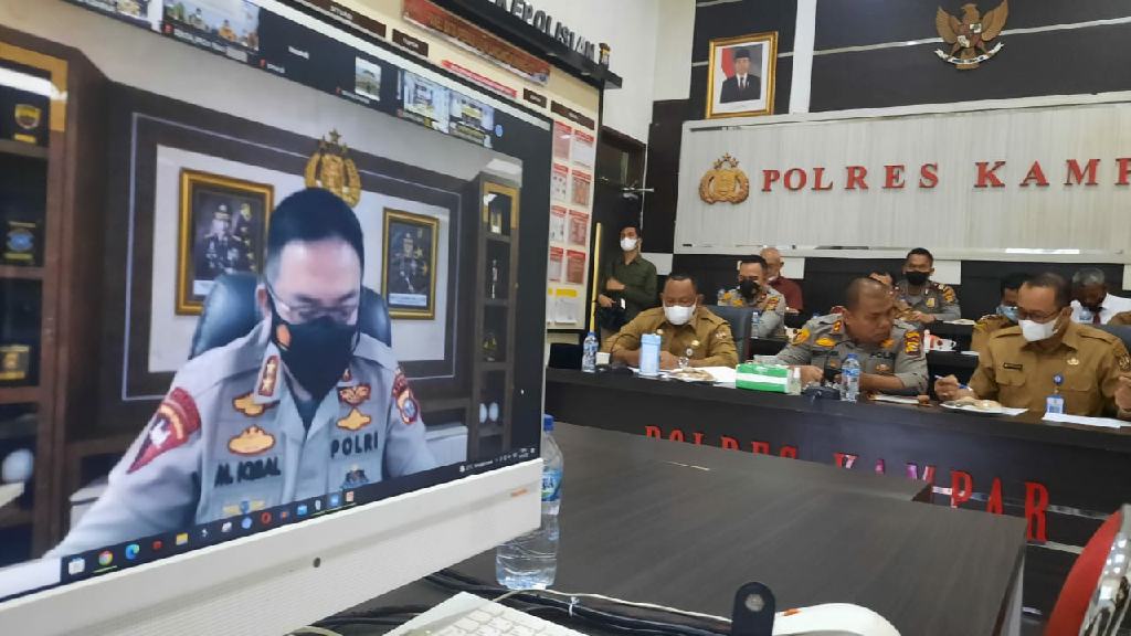 Kapolda Riau Puji Penanganan Covid-19 di Kampar: Ini Harus Dipertahankan dan Ditingkatkan