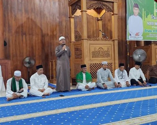 Sekda Natuna Sampaikan Secara Singkat Sejarah Isra'Mi'raj 1445 H/2024 M