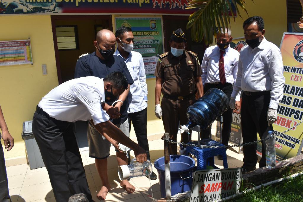 Resnarkoba Polres Kampar Musnahkan 188,56 Gram Shabu Tangkapan