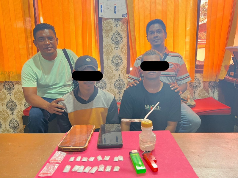 Polsek Singingi Hilir Berhasil Ungkap Tindak Pidana Narkotika Jenis Shabu