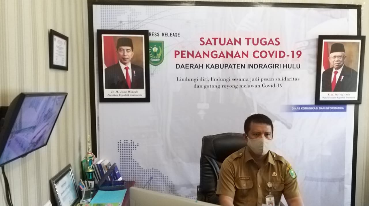 Kumulatif Pasien Positif Covid-19 di Kabupaten Inhu Hari Ini Capai 3.456 Orang