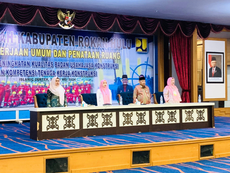 PUPR Rohul Gelar Sosialisasi Peningkatan BUJK & Tenaga Kerja Kontruksi