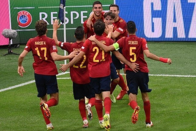 Spanyol Pecundangi Italia 2-1 Dalam Laga Semifinal UEFA NATIONAS League 2021 di San Siro