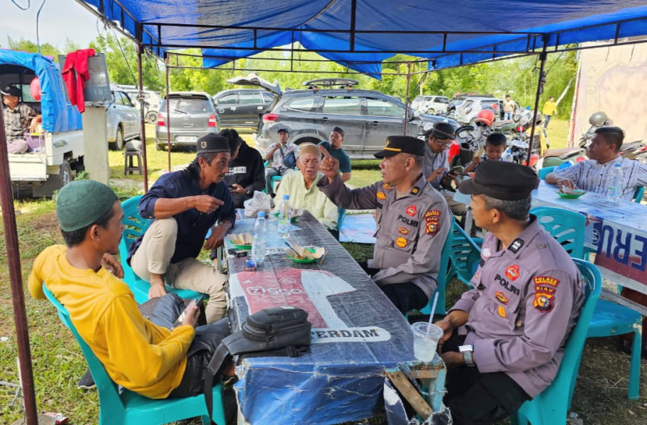 Ciptakan Situasi Aman & Kondusif, Polres Rohul Gelar Jum'at Curhat