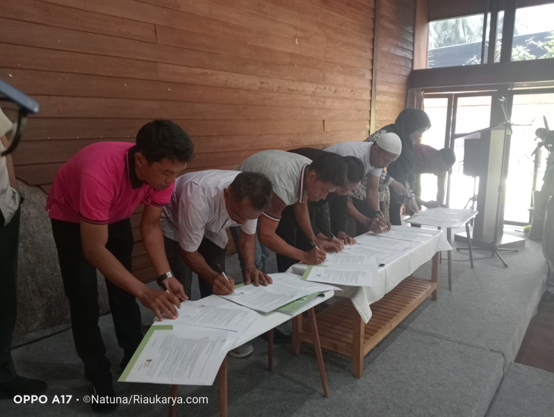 BRGM RI Lakukan PKS  dengan Kelompok Mangrove  di NDR Alif Stone Ranai