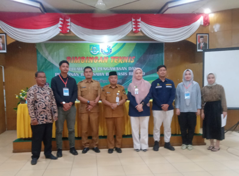 Pemkab Rohul Gelar Bimtek Implementasi Pengawasan & Perizinan Berusaha Berbasis Risiko