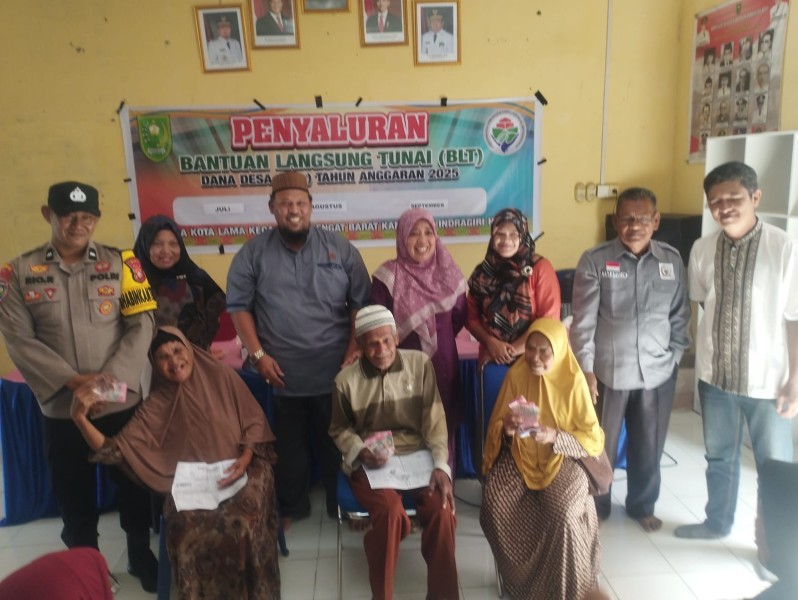 Bantuan Rp900 Ribu Ringankan Beban Ekonomi 35 Keluarga di Desa Kota Lama