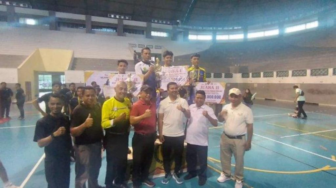 Kalahkan Rohul di Final, Tim Voli Inhu Juara di Kejurda Pelajar se-Riau