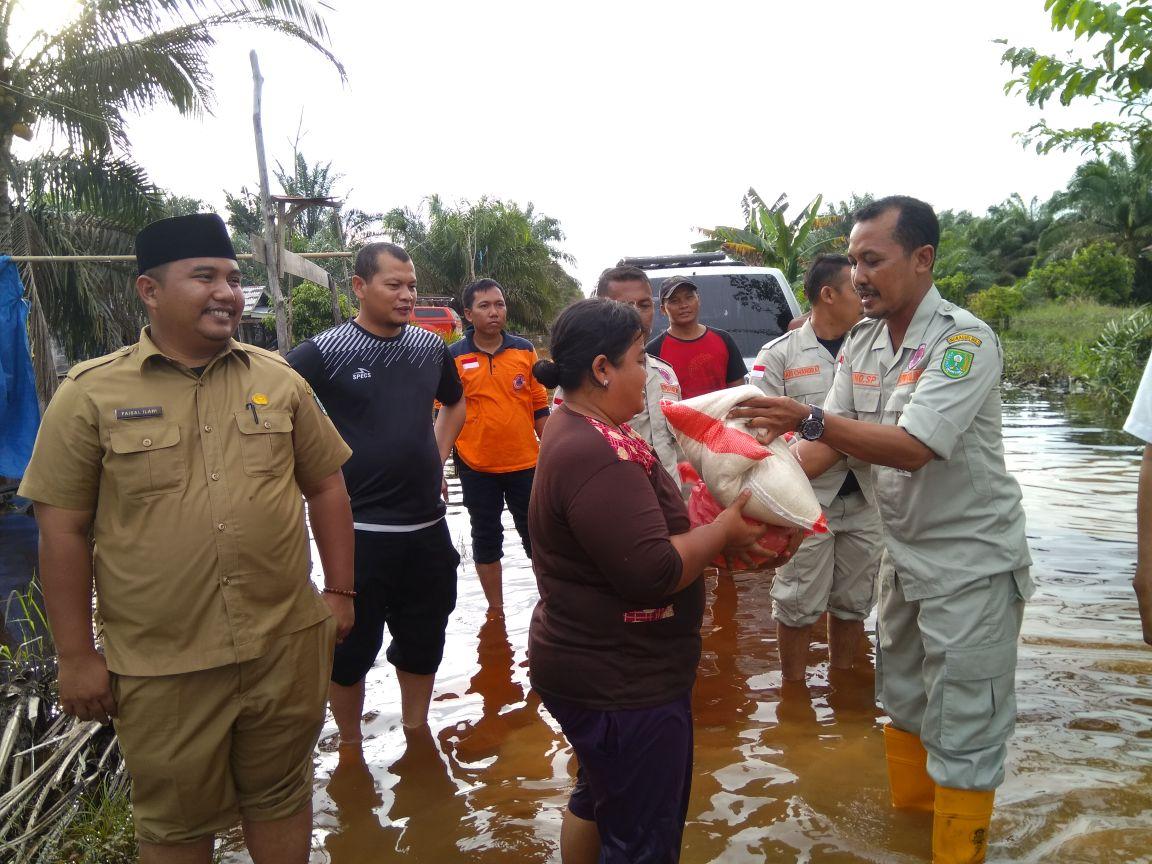 Meski Air Sungai Mulai Surut, KPBD Inhu Tetap Wapada Banjir