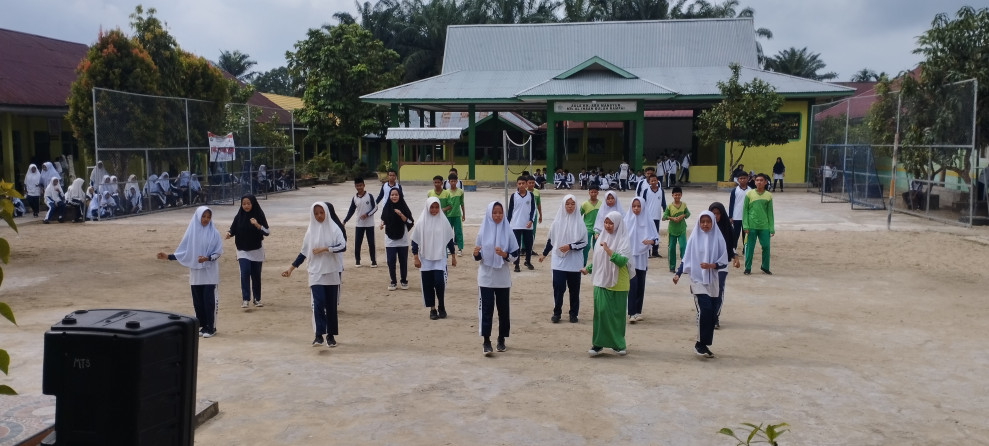 MTs Al Ihsan Buluh Rampai, Taja Lomba Senam Indonesia Hebat Antar Kelas