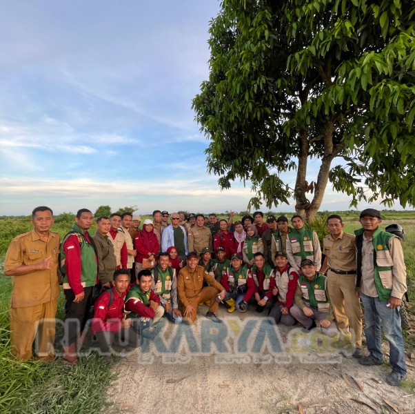 Tinjau Lahan CSR di Pekaitan, Prof. Hasil Sembiring Dorong Percepatan Tanam untuk Swasembada Pangan