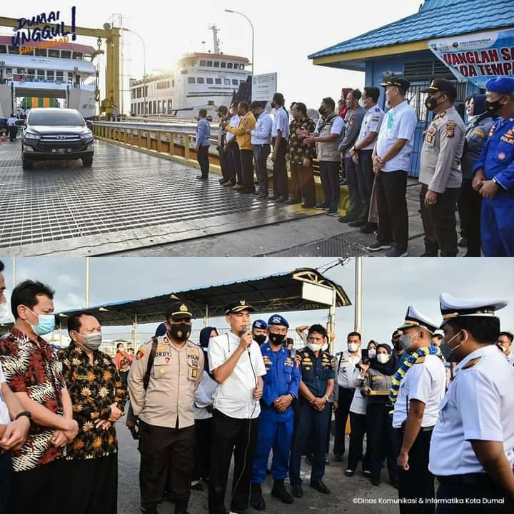 Walikota Faisal Berharap KMP. Tirus Meranti Dapat Menghidupkan Pariwisata Kota Dumai