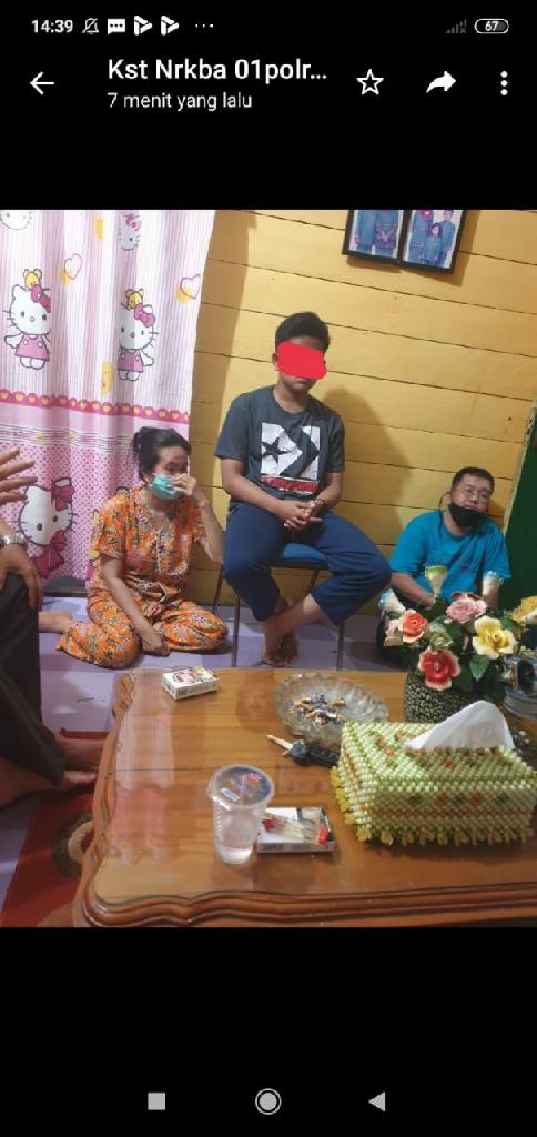 Polsek Bangko Polres Rohil, Pulbaket Terkait Viralnya Video Mesum Oknum Pelajar SMP Di Media Sosial