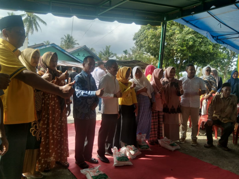 Serap Aspirasi Masyarakat, H. Sari Antoni Melakukan Reses Di Desa Rambah Tengah Barat