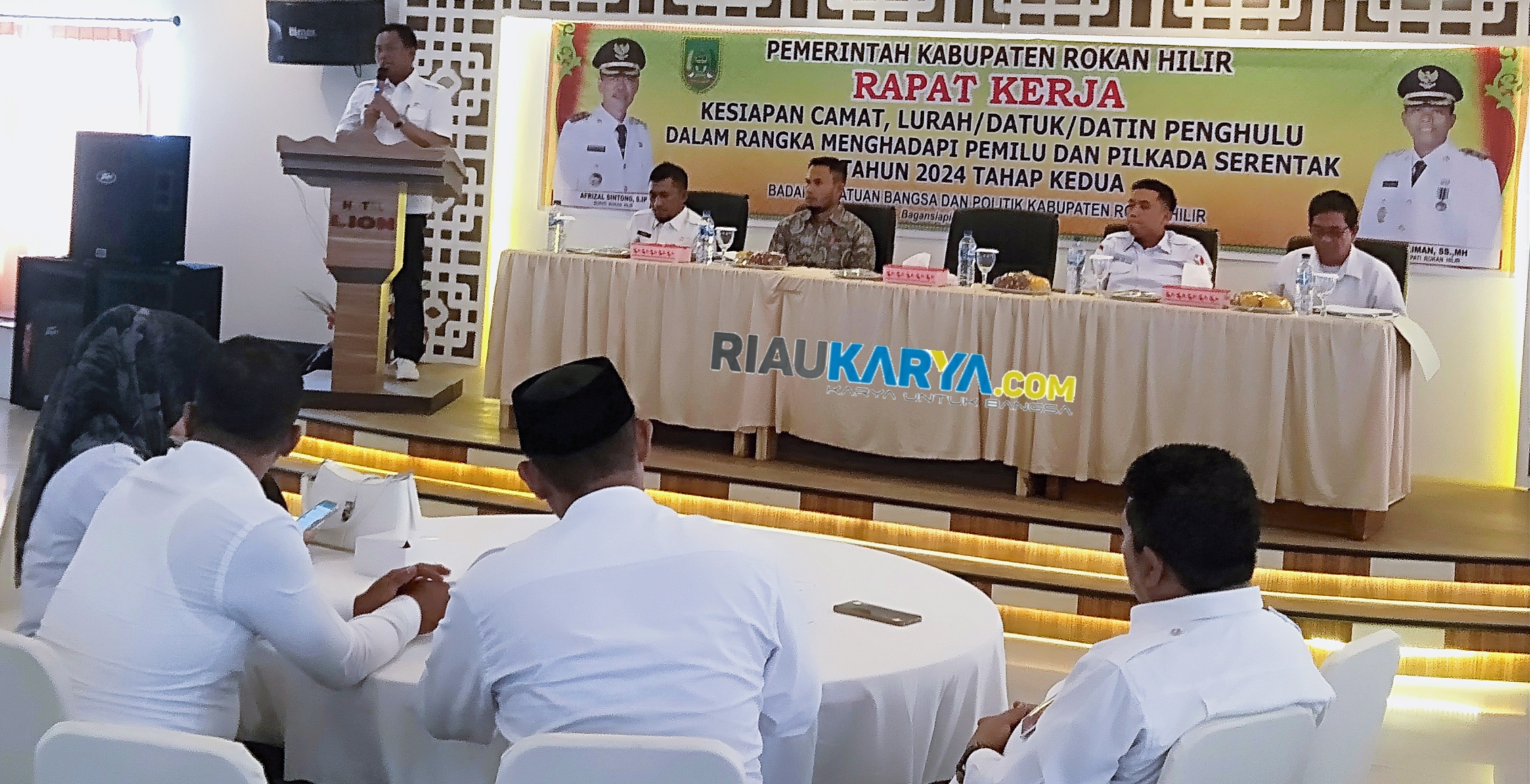 Wabup Rohil Buka Raker Kesiapan Pemilu dan Pilkada Serentak 2024 Tahap II