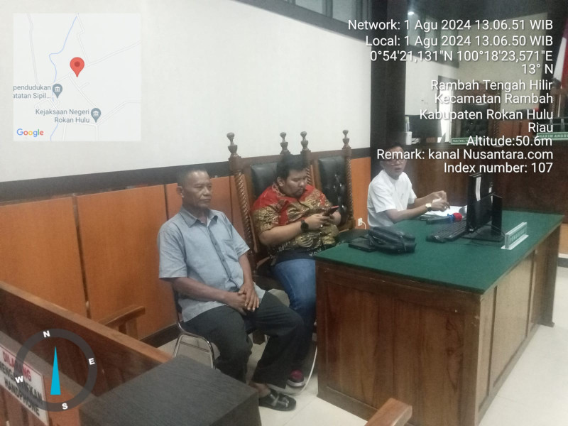 Gelar Sidang Perdata Nomor 25, Dengan Agenda Mendengarkan Keterangan Saksi  Tergugat Satu