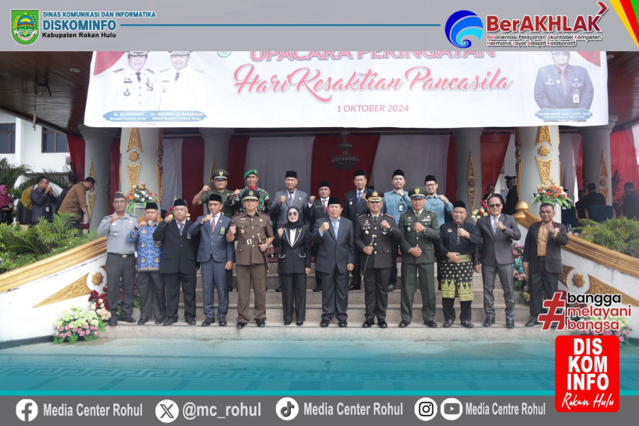 Bupati H. Sukiman Pimpin Upacara Hari Kesaktian Pancasila 2024