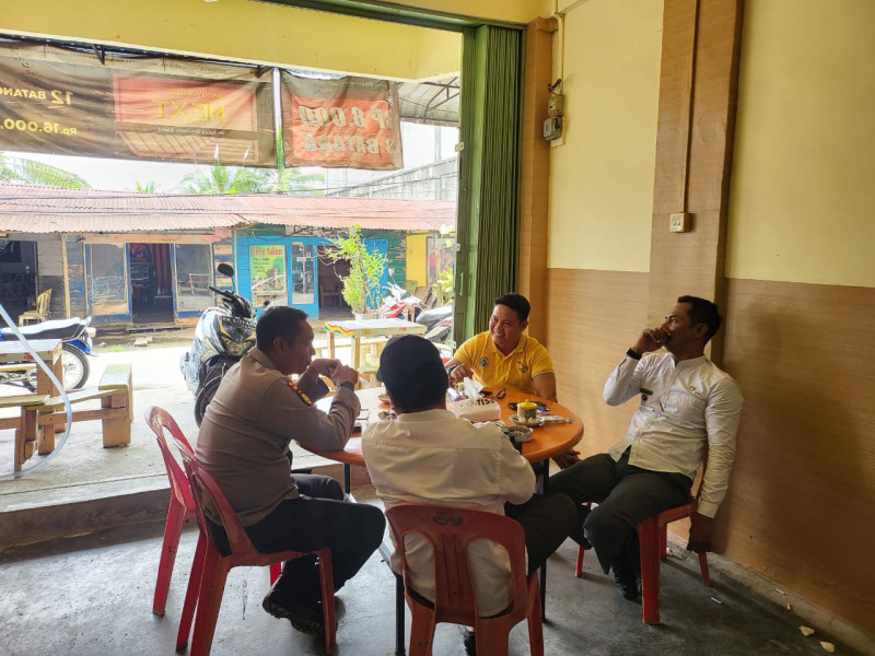 Polsek Kateman dan PPK Kec. Kateman Rutin Lakukan Koordinasi