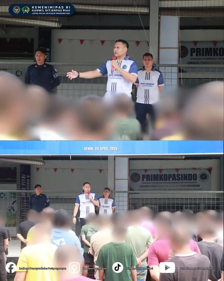 Perkuat Kamtib, Lapas Pasir Pangaraian Gelar Sambung Rasa Bersama Warga Binaan