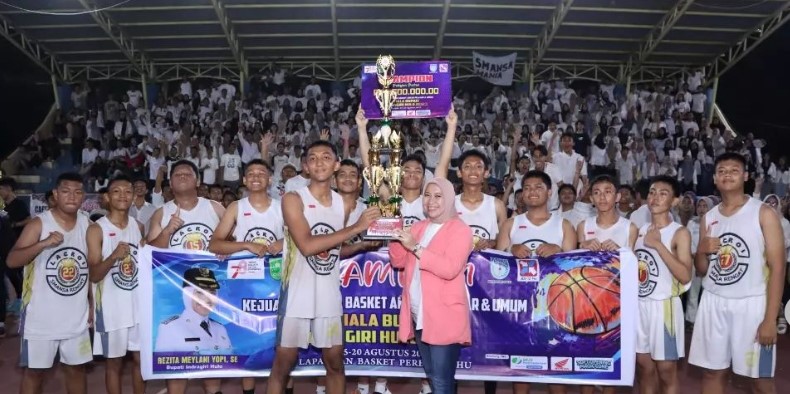 BPJS Ketenagakerjaan Rengat Kembali Hadir dalam Open Turnament Bola Basket Bupati Cup tahun 2023