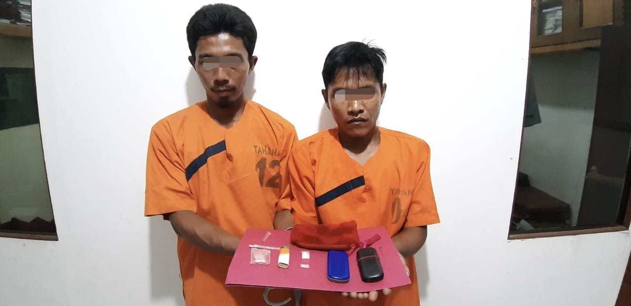 Dua Pengedar Sabu Asal Kecamatan Pasir Penyu Ditangkap
