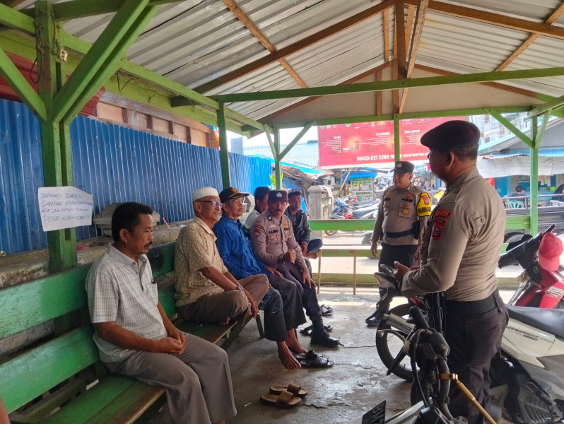 Kanit Samapta Polsek Kateman Tingkatkan Patroli Dialogis Demi Jaga Situasi Kondusif Pasca Pilkada 2024