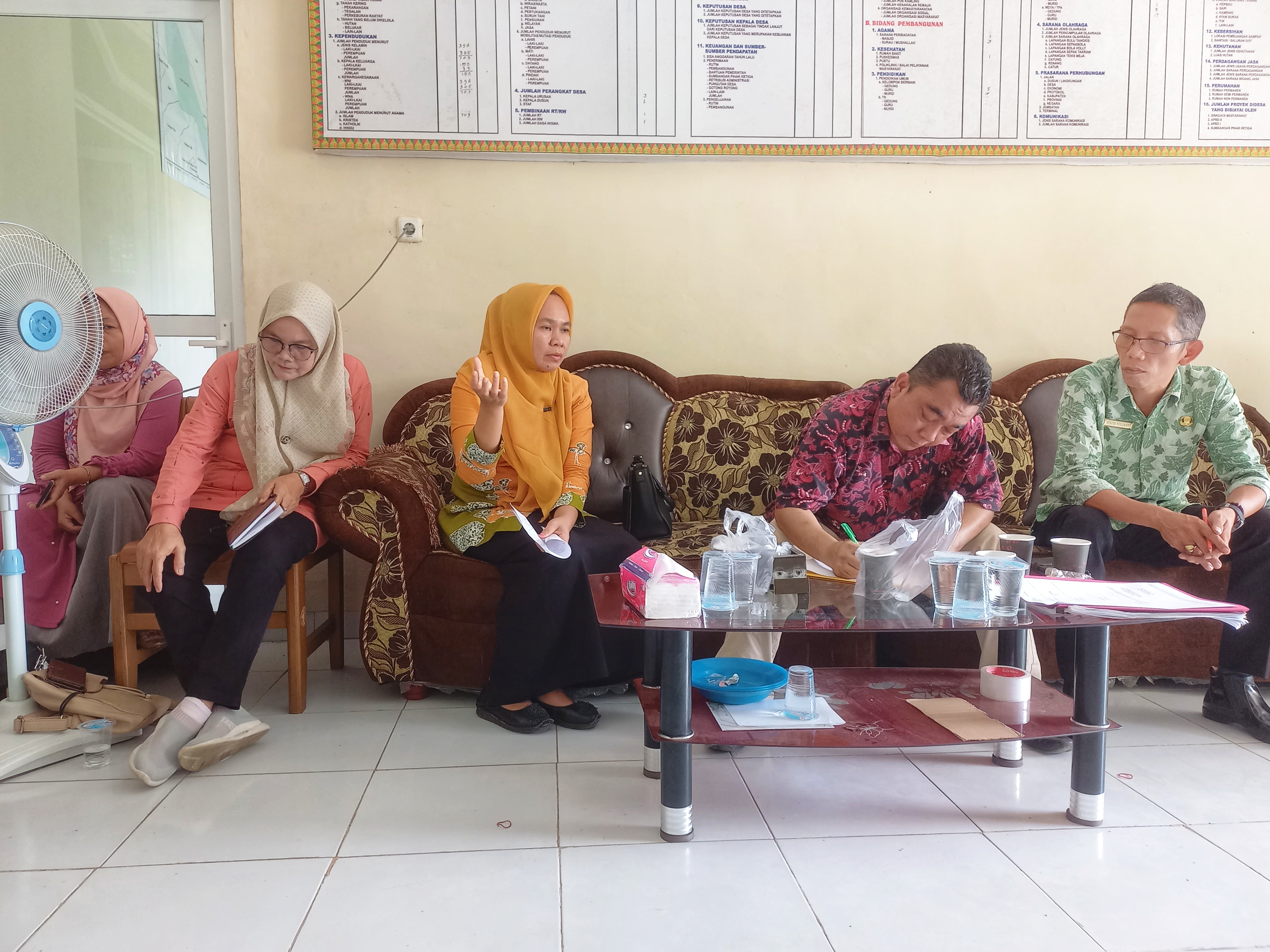 Dinas Sosial Dan PMD Kabupaten Kuantan Singingi Respon Cepat Permasalahan Desa Koto Gunung