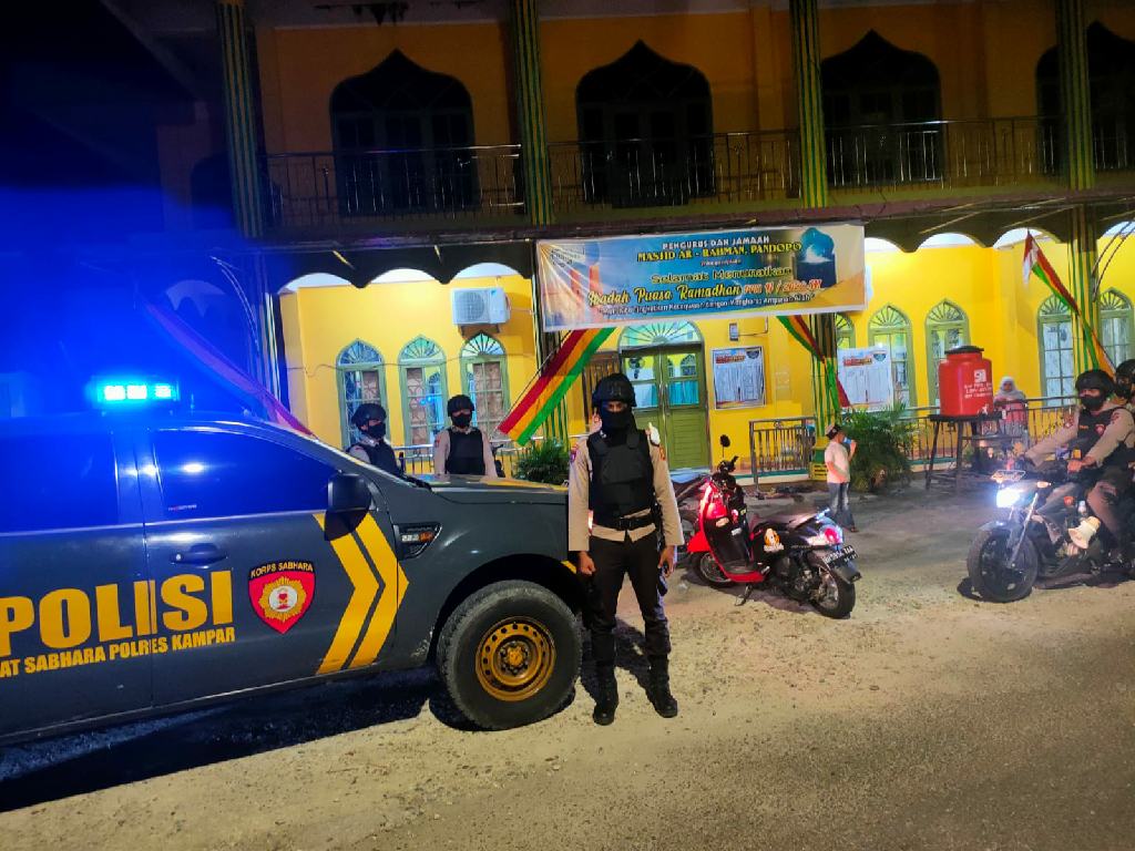 Antisipasi Kejahatan C3 Saat Ibadah Ramadhan, Tim Tembak Gencar Patroli di Masjid