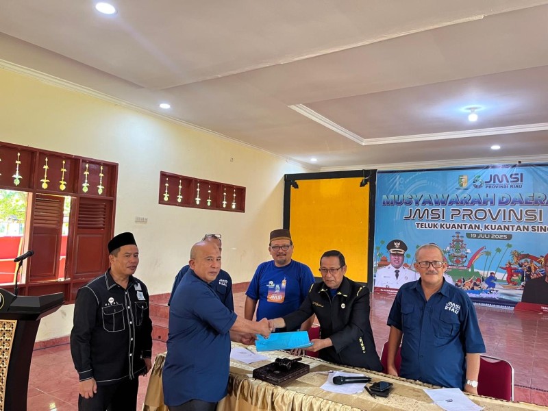 Dheni Kurnia Terpilih Kembali Pimpin JMSI Riau, Ajak Media Perkuat Jurnalime Berkualitas