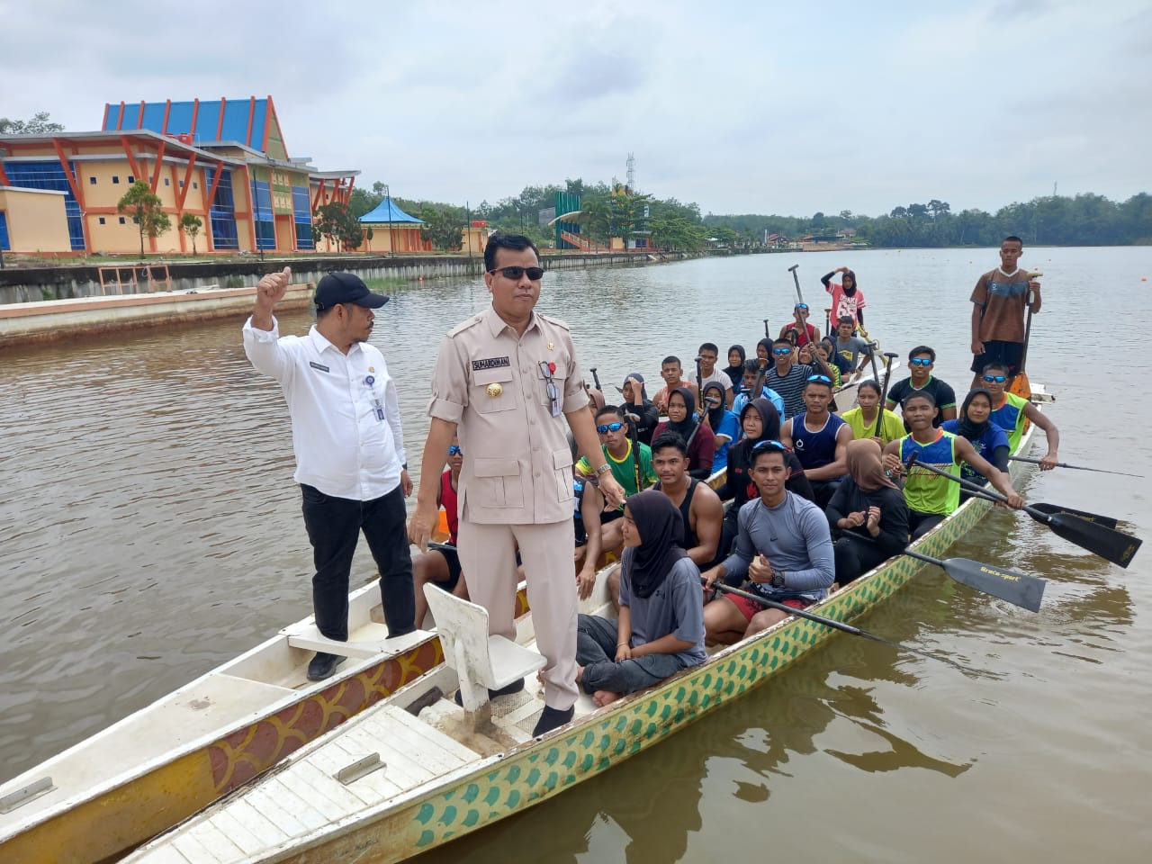 Kesiapan Porprov Plt Bupati Tinjau Venue Dayung Dan Arung Jeram