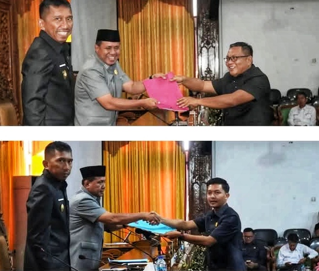 Hadiri Rapat Paripurna Pjs Bupat , Pandangan Umum  Fraksi Fraksi DPRD Kuansing Jadi Acuan Penyempurnaan Ranperda APBD Tahun 2025