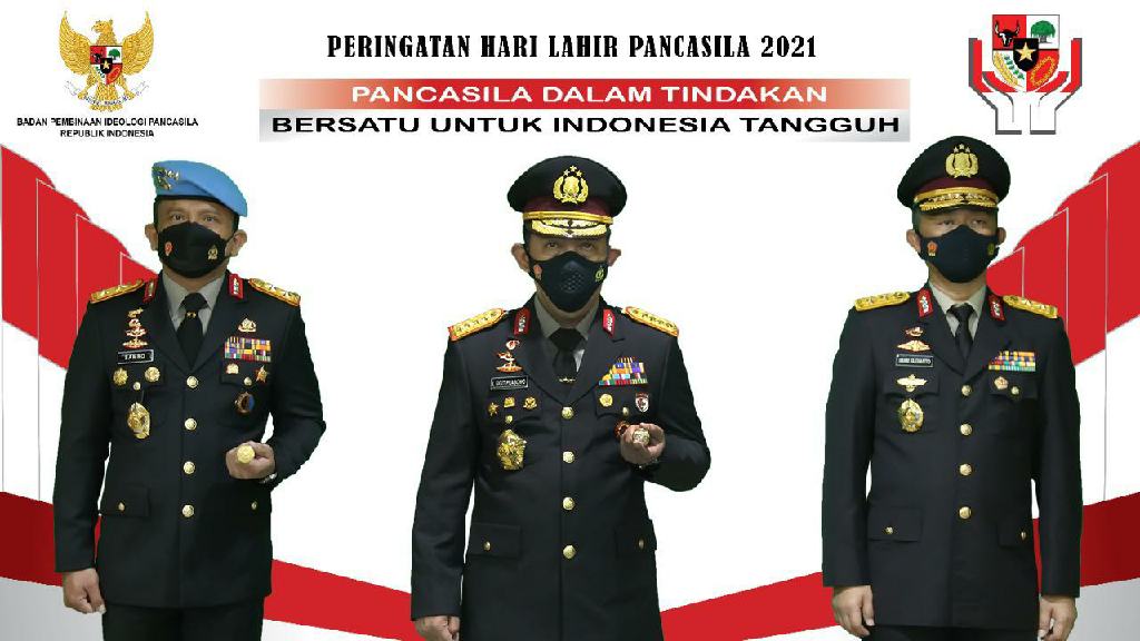 Refleksi Hari Lahir Pancasila, Kapolri: Bersatu dan Gotong Royong Melawan COVID-19 