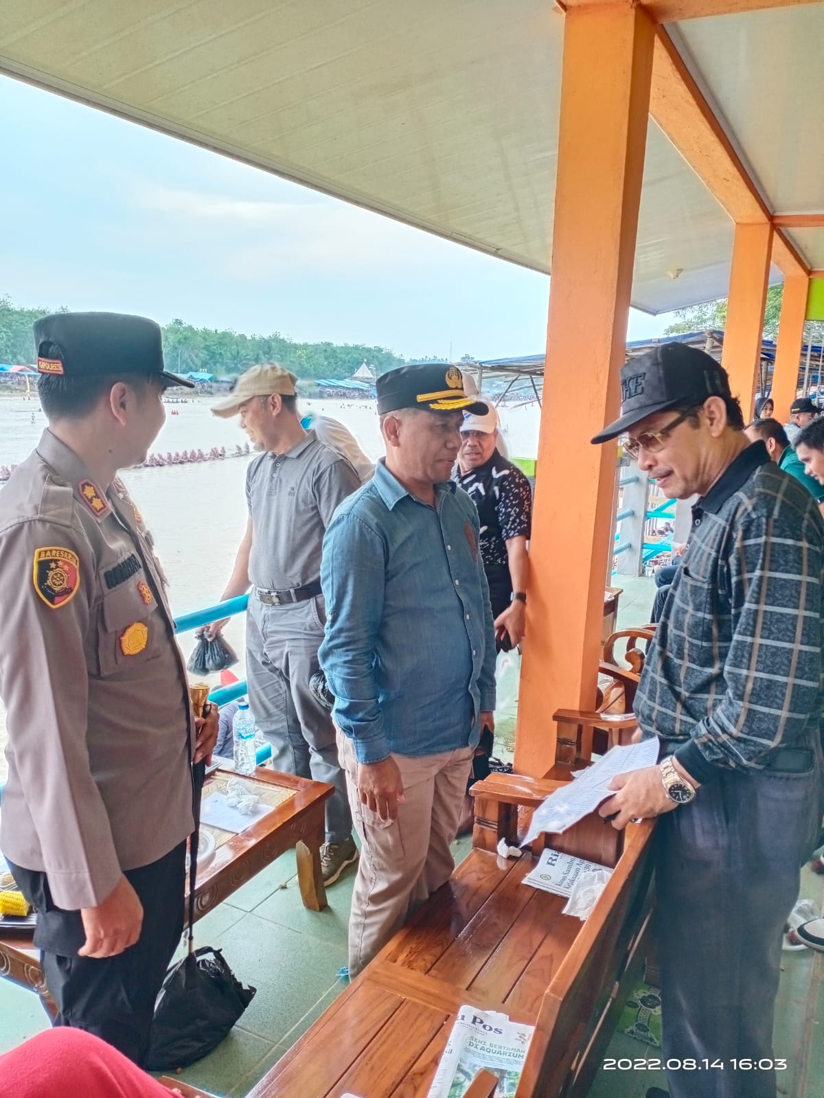 Saksikan Pacu Jalur Baserah Sekda Himbau Anak Pacu Junjung Tinggi Sportifitas