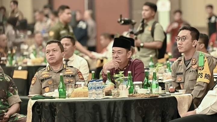 Bupati Rohil Bersama Kepala Daerah se-Riau Hadir pada Rapim TNI-Polri