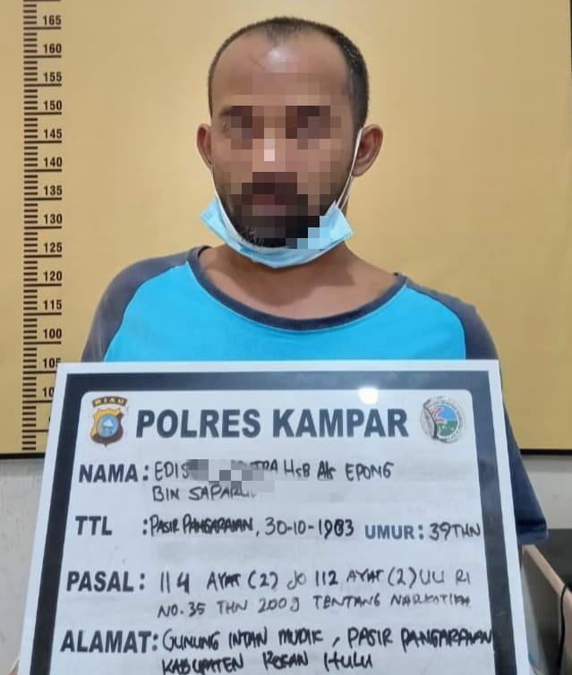 Kerjasama Sipir Lapas dan Resnarkoba Polres Kampar, Ungkap Pengiriman Shabu Kepada Napi