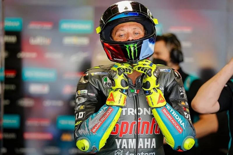 Jatuh di MotoGP Belanda 2021, Valentino Rossi Bingung